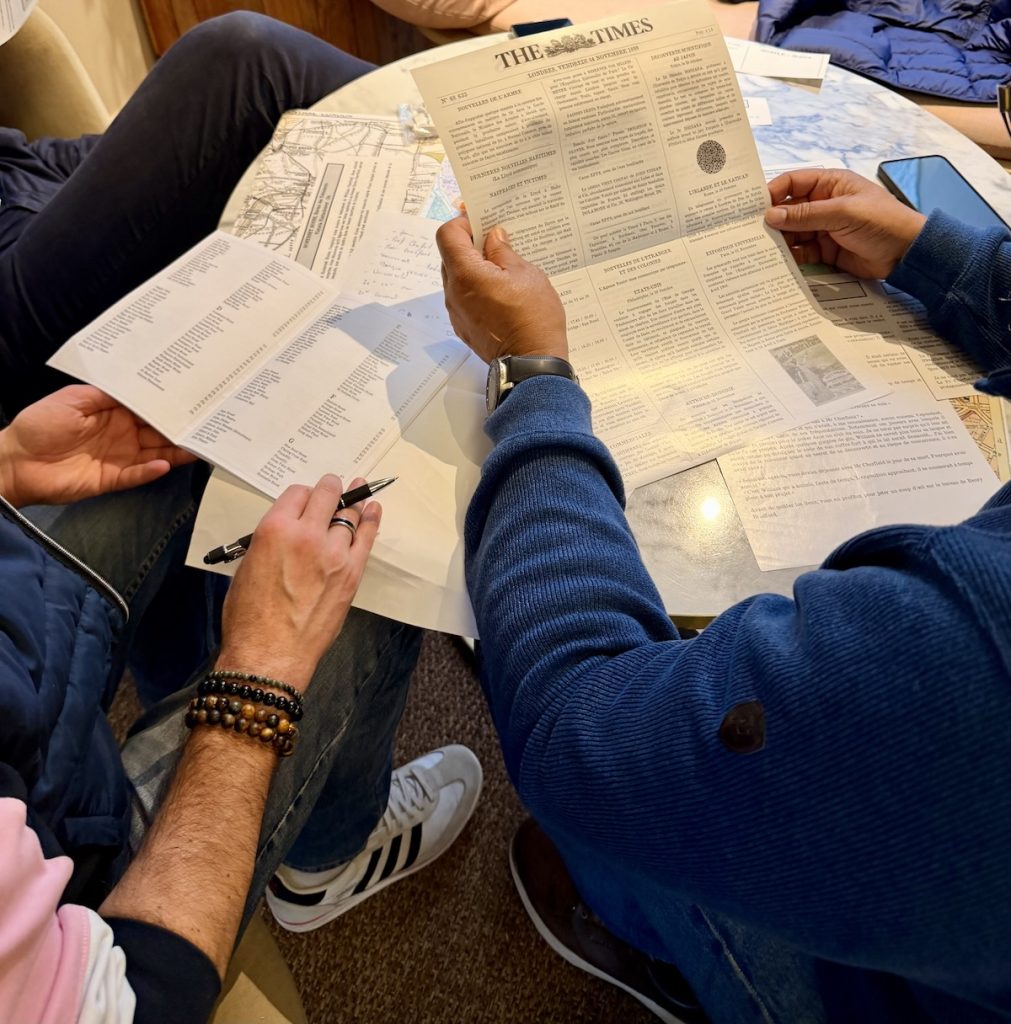 team building jeu cluedo entreprise énigmes